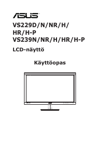 Käyttöohje Asus VS229NR Nestekidenäyttö