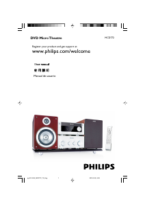 Manual de uso Philips MCD772 Set de estéreo