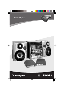 Manual Philips FW-V537 Stereo-set