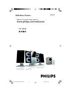 Manual Philips MCD299 Stereo-set