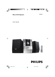 Manual Philips MCB204 Stereo-set