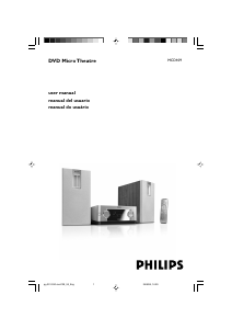 Manual de uso Philips MCD109 Set de estéreo