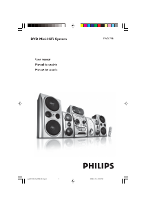Manual Philips FWD798 Stereo-set