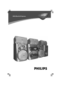 Manual Philips FW-D596 Stereo-set