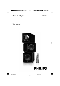 Manual Philips MC108B Stereo-set