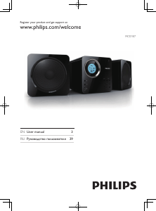 Manual Philips MCD107 Stereo-set