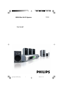 Handleiding Philips FWD20 Stereoset