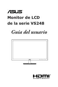 Manual de uso Asus VS248H-P Monitor de LCD