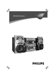 Manual Philips FW-D750 Stereo-set