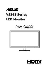 Manual Asus VS248H-P LCD Monitor