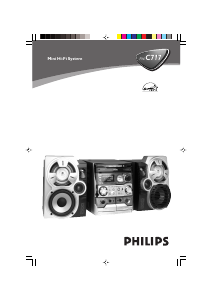 Manual Philips FW-C717 Stereo-set