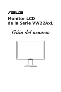 Manual de uso Asus VW22ATL Monitor de LCD