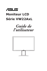 Mode d’emploi Asus VW22ATL Moniteur LCD