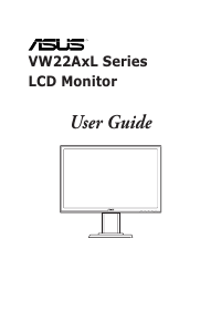 Manual Asus VW22ATL LCD Monitor