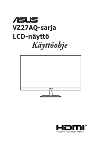 Käyttöohje Asus VZ27AQ Nestekidenäyttö