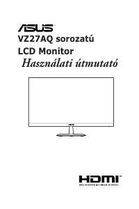 Használati útmutató Asus VZ27AQ LCD-monitor