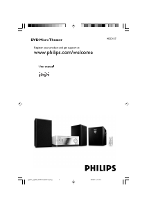 Manual Philips MCD137 Stereo-set