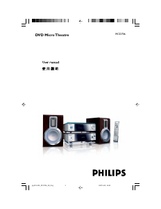 Manual Philips MCD706 Stereo-set