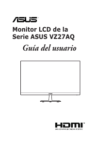 Manual de uso Asus VZ27AQ Monitor de LCD