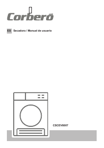 Manual de uso Corberó CSCEV 8007 Secadora