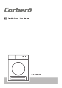 Handleiding Corberó CSCEV 8008 Wasdroger