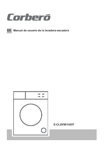 Manual Corberó E-CLSV961420T Máquina de lavar e secar roupa