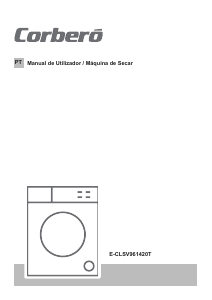 Manual Corberó E-CLSV961420T Máquina de lavar e secar roupa