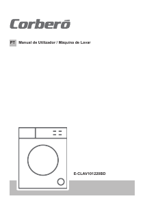 Manual Corberó E-CLAV101220BD Máquina de lavar roupa