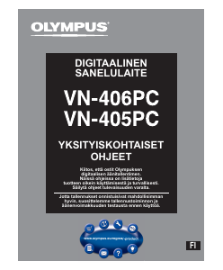 Käyttöohje Olympus VN-405PC Äänitallennin