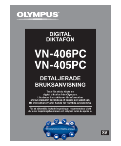 Bruksanvisning Olympus VN-405PC Diktafon