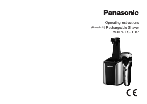 Manual de uso Panasonic ES-RT87 Afeitadora