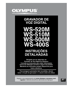 Manual Olympus WS-400S Gravador de voz