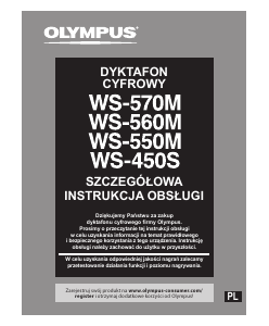 Instrukcja Olympus WS-450S Dyktafon