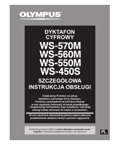 Instrukcja Olympus WS-550M Dyktafon