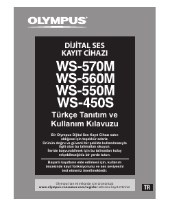 Kullanım kılavuzu Olympus WS-550M Ses kaydedici