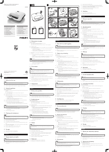 Manual Philips HD2395 Grătar electric