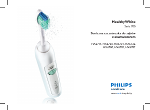 Instrukcja Philips HX6782 Sonicare HealthyWhite Szczoteczka elektryczna