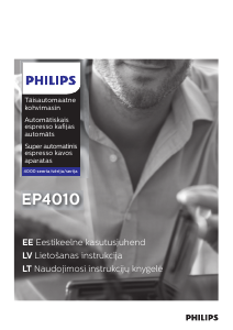 Rokasgrāmata Philips EP4010 Espresso kafijas aparāts