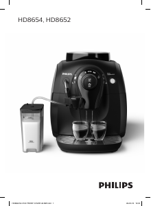 Kasutusjuhend Philips HD8652 Espressomasin