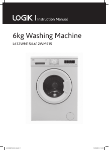 Manual Logik L612WM15 Washing Machine