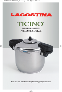 Manual Lagostina Ticino Pressure Cooker