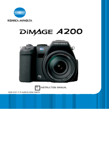 Manual Konica-Minolta DiMAGE A200 Digital Camera