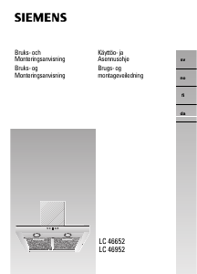 Bruksanvisning Siemens LC46652 Köksfläkt