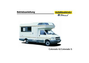 Bedienungsanleitung Karmann Colorado H Wohnmobil