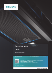Mode d’emploi Siemens LC65KA670T Hotte aspirante