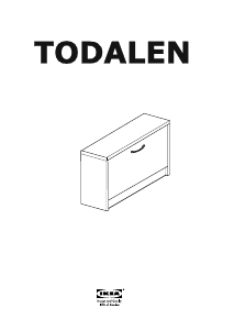Használati útmutató IKEA TODALEN Cipősszekrény