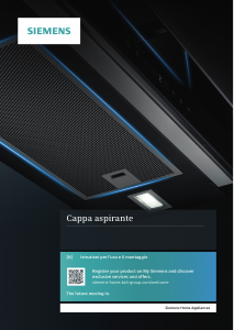 Manuale Siemens LC66BBM50 Cappa da cucina