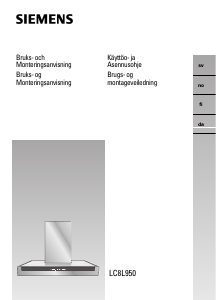 Bruksanvisning Siemens LC8L950 Kjøkkenvifte