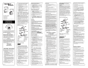 Manual de uso Hamilton Beach 49754 Programmable Máquina de café