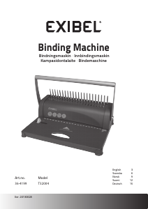 Manual Exibel T32004 Binding Machine